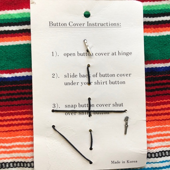 Vintage Western Button Covers - Picture 2 of 8